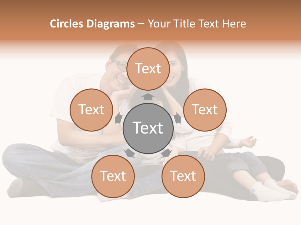 Parents Daughter Girl PowerPoint Template