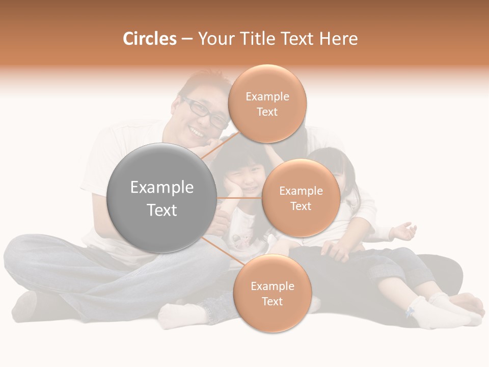 Parents Daughter Girl PowerPoint Template