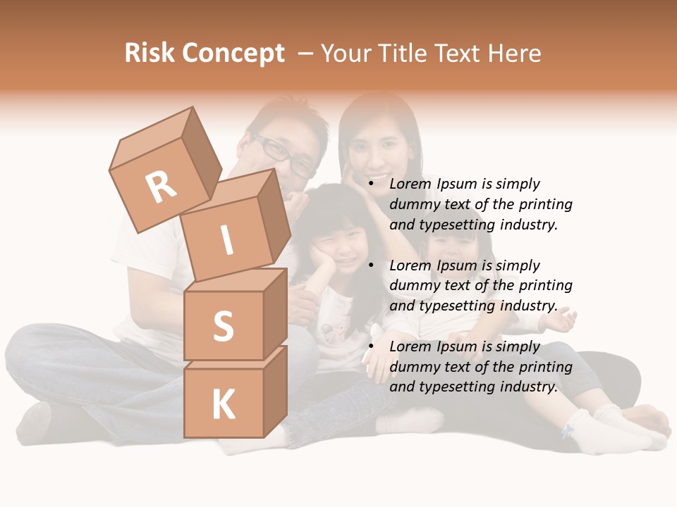 Parents Daughter Girl PowerPoint Template