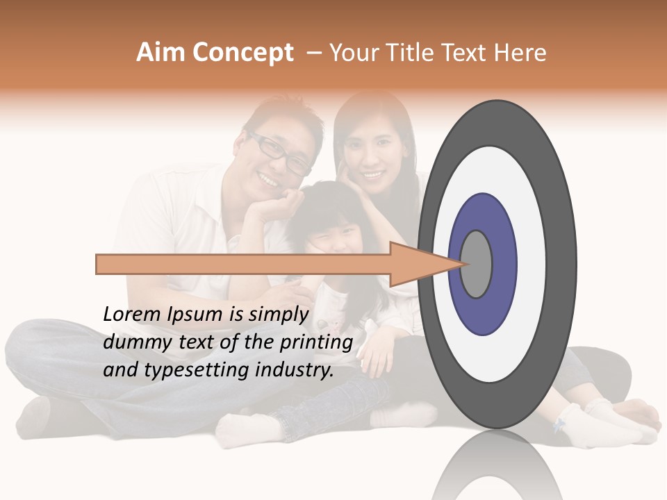 Parents Daughter Girl PowerPoint Template