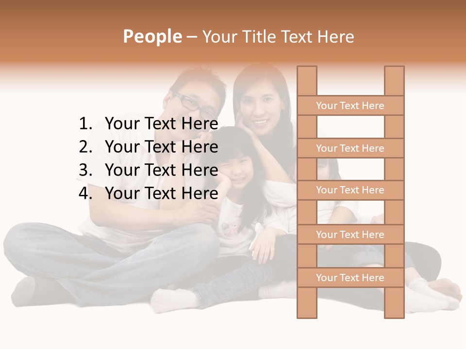 Parents Daughter Girl PowerPoint Template