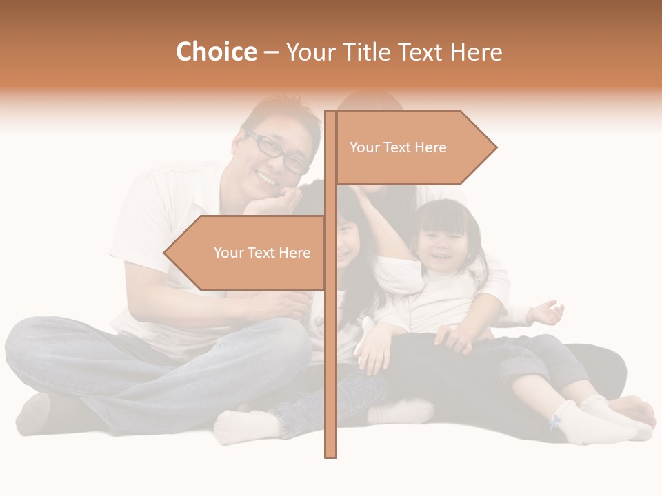 Parents Daughter Girl PowerPoint Template