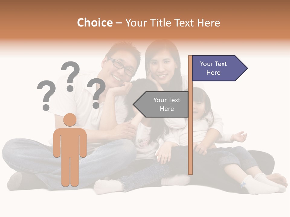 Parents Daughter Girl PowerPoint Template