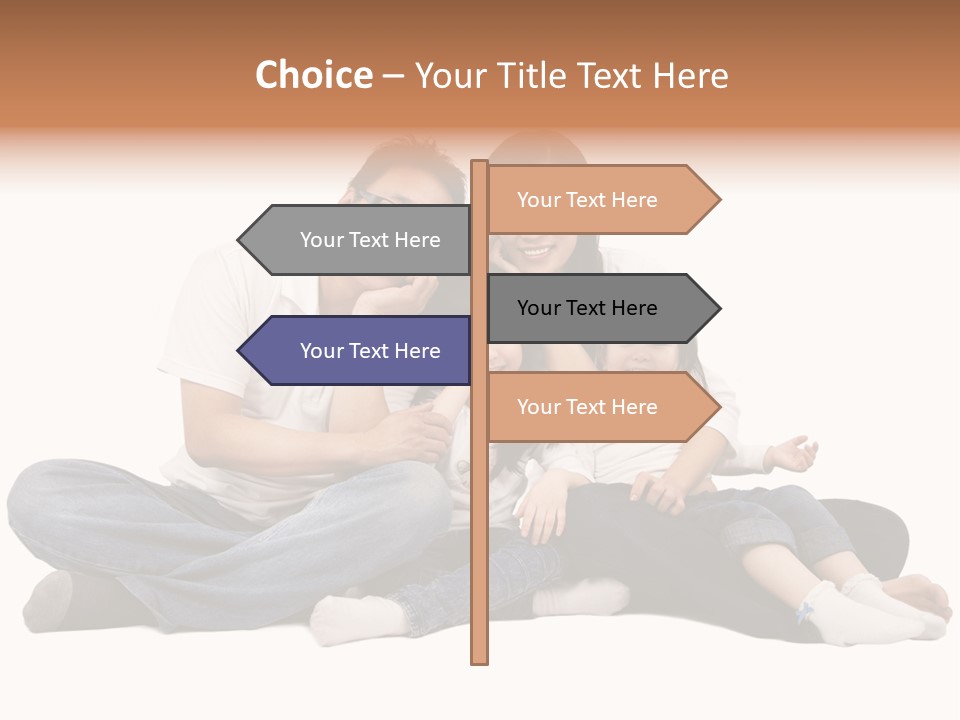 Parents Daughter Girl PowerPoint Template