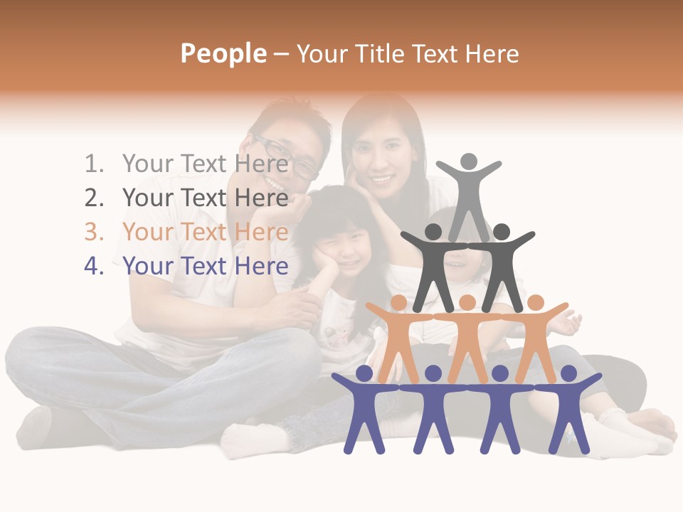 Parents Daughter Girl PowerPoint Template