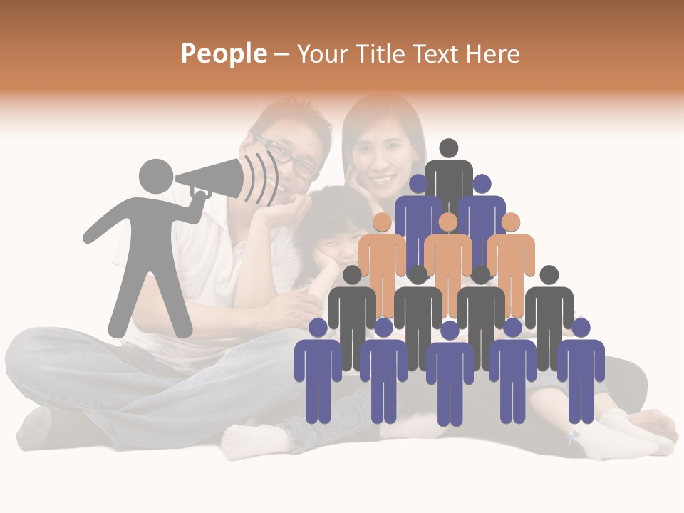 Parents Daughter Girl PowerPoint Template