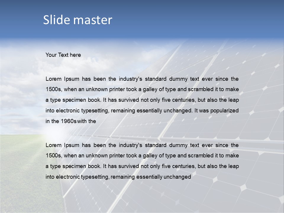 Protection Electrical Bioenergy PowerPoint Template