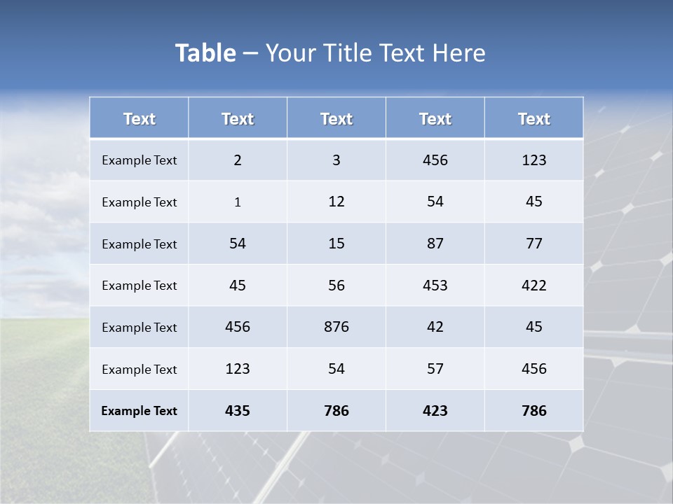Protection Electrical Bioenergy PowerPoint Template