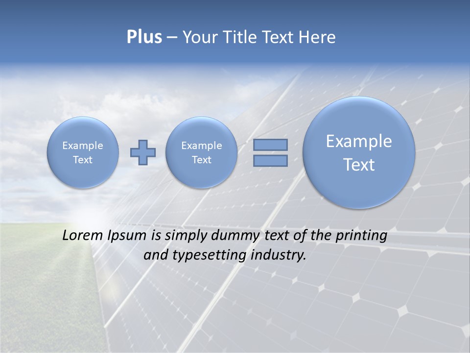 Protection Electrical Bioenergy PowerPoint Template