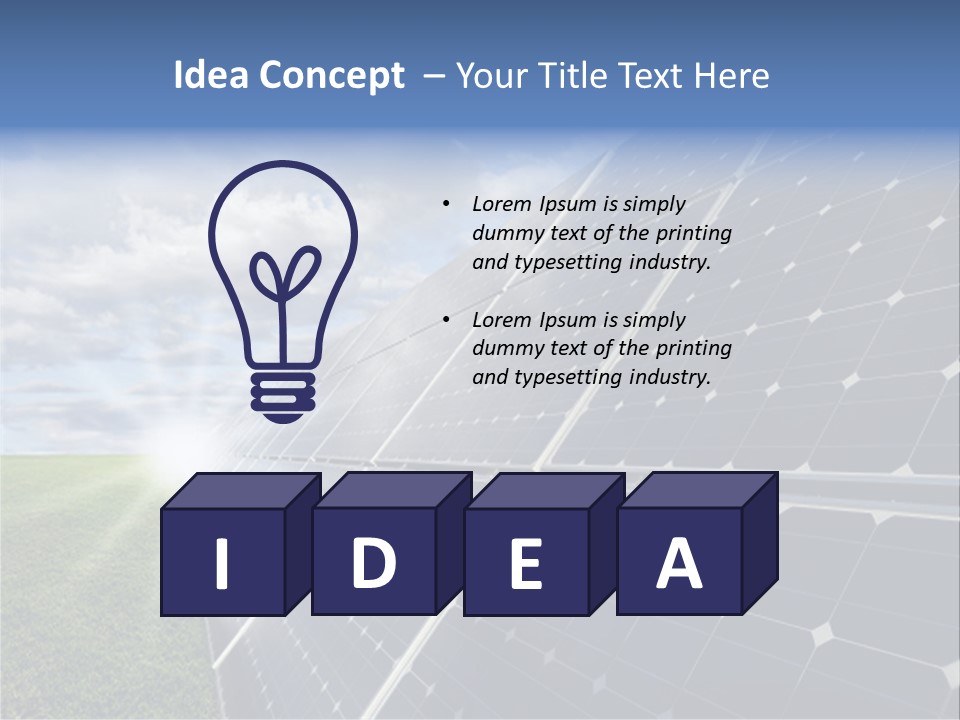 Protection Electrical Bioenergy PowerPoint Template