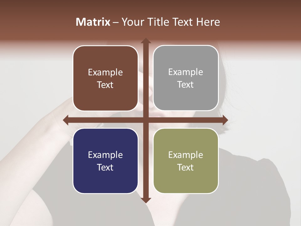 Grey Background Bad Smell Disappointment PowerPoint Template