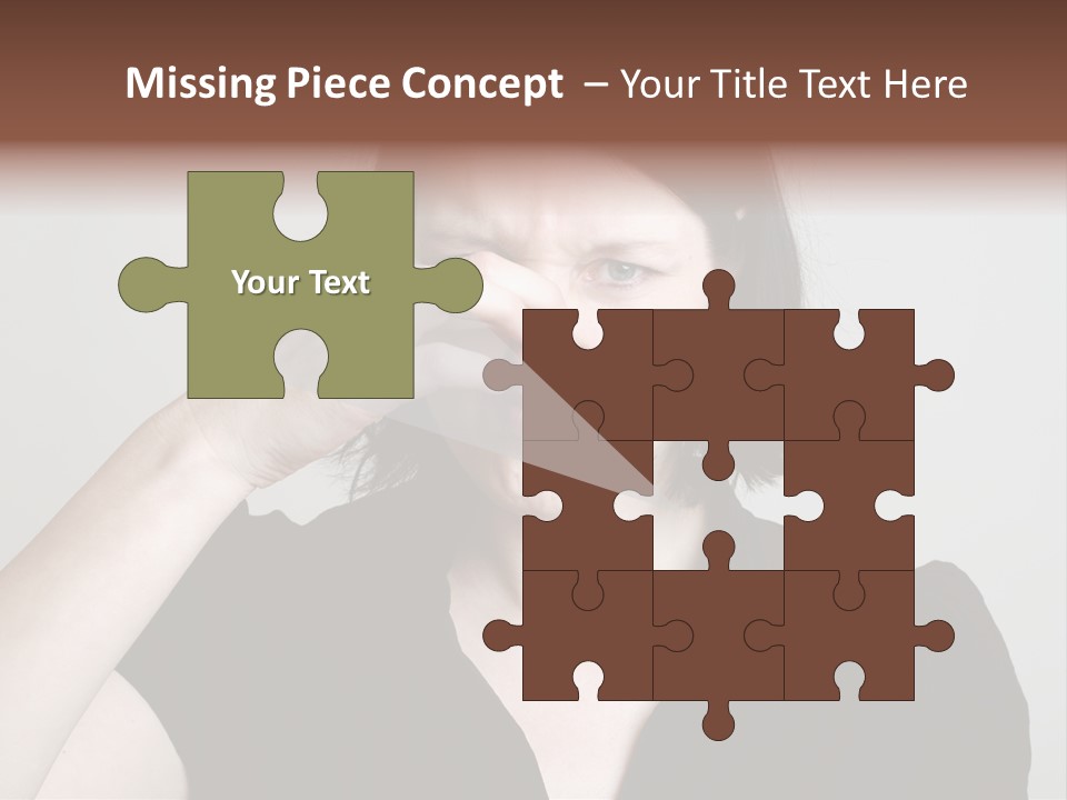 Grey Background Bad Smell Disappointment PowerPoint Template