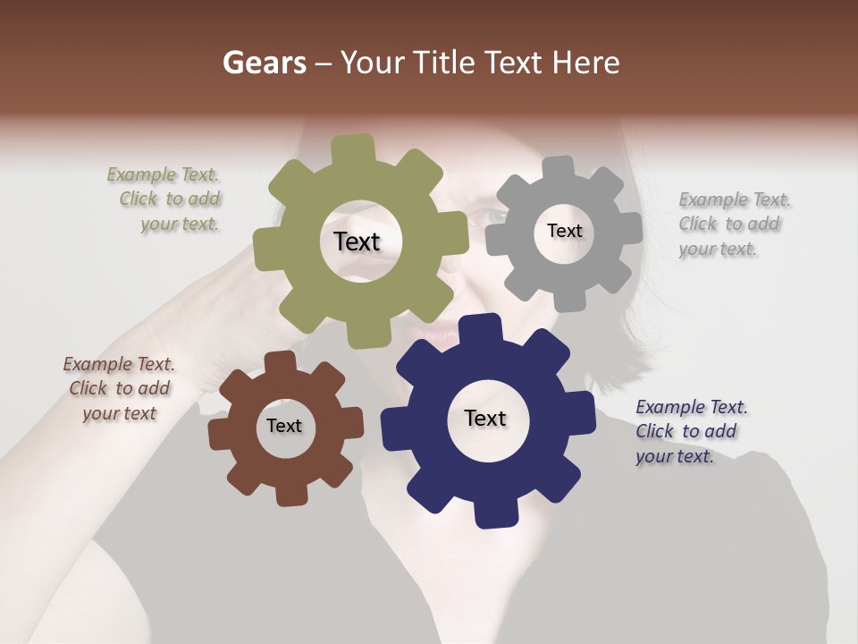 Grey Background Bad Smell Disappointment PowerPoint Template