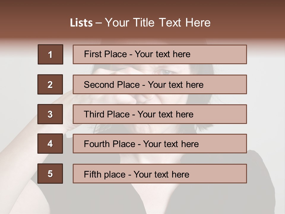 Grey Background Bad Smell Disappointment PowerPoint Template