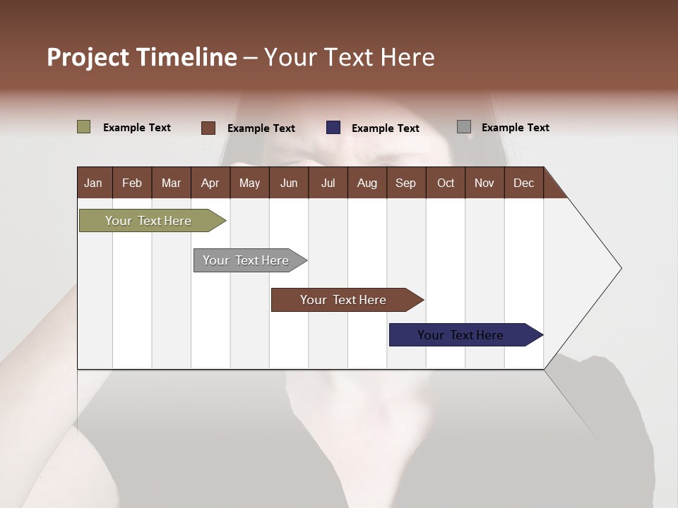 Grey Background Bad Smell Disappointment PowerPoint Template