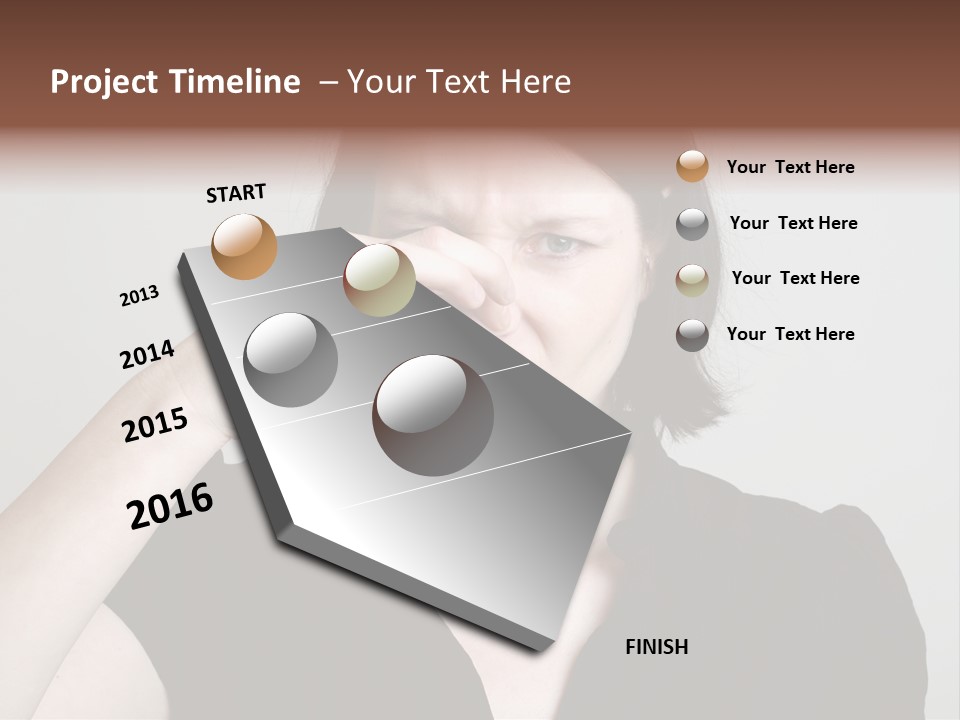 Grey Background Bad Smell Disappointment PowerPoint Template
