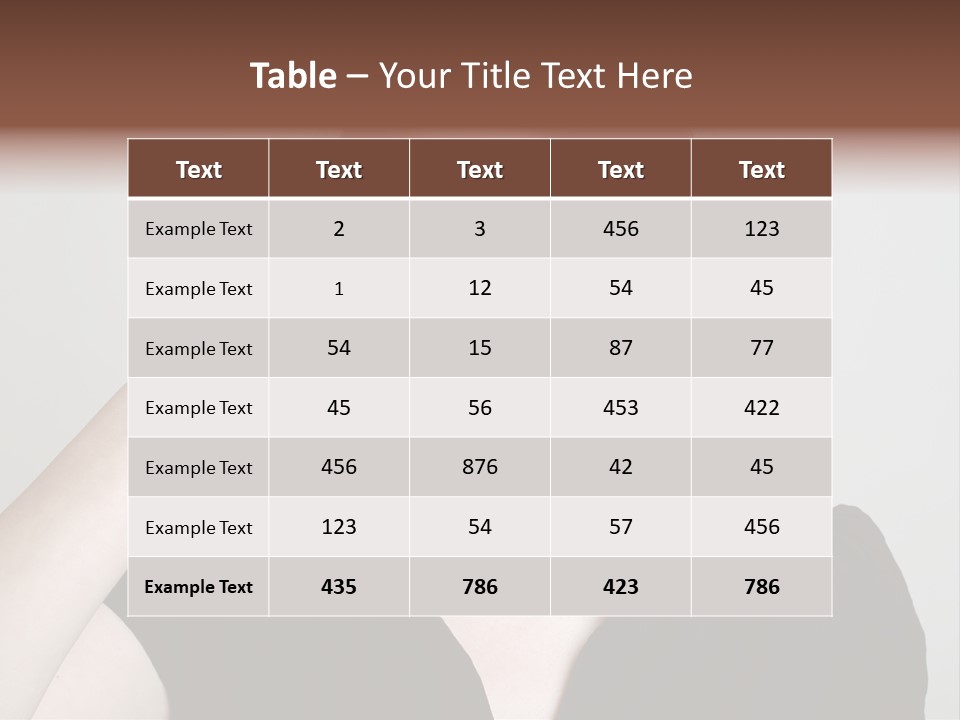 Grey Background Bad Smell Disappointment PowerPoint Template