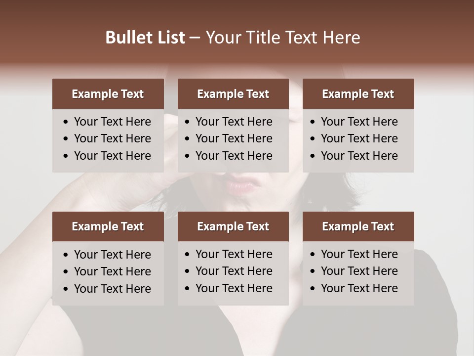 Grey Background Bad Smell Disappointment PowerPoint Template