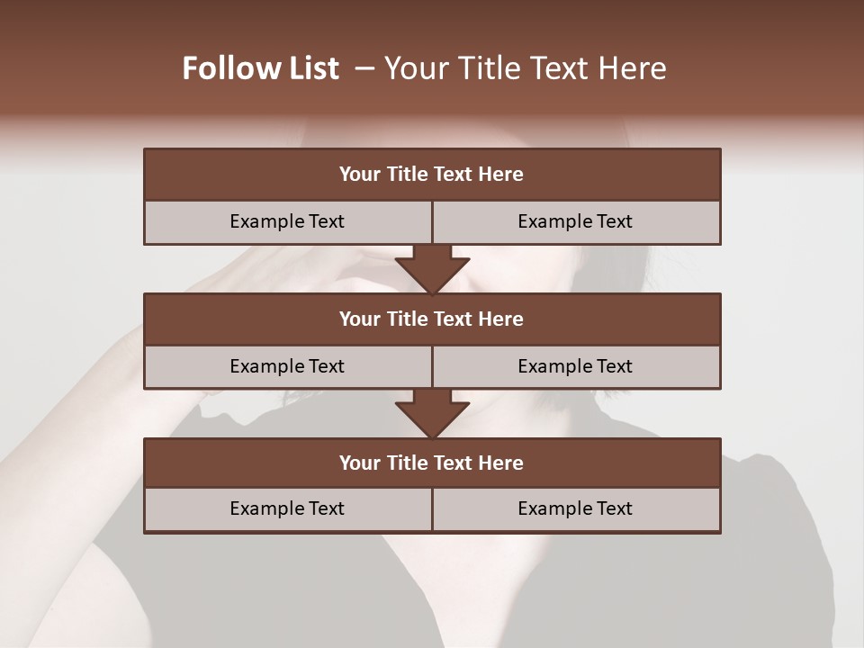 Grey Background Bad Smell Disappointment PowerPoint Template