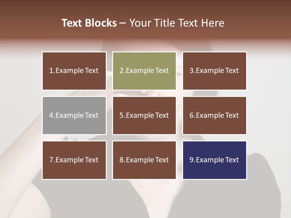 Grey Background Bad Smell Disappointment PowerPoint Template