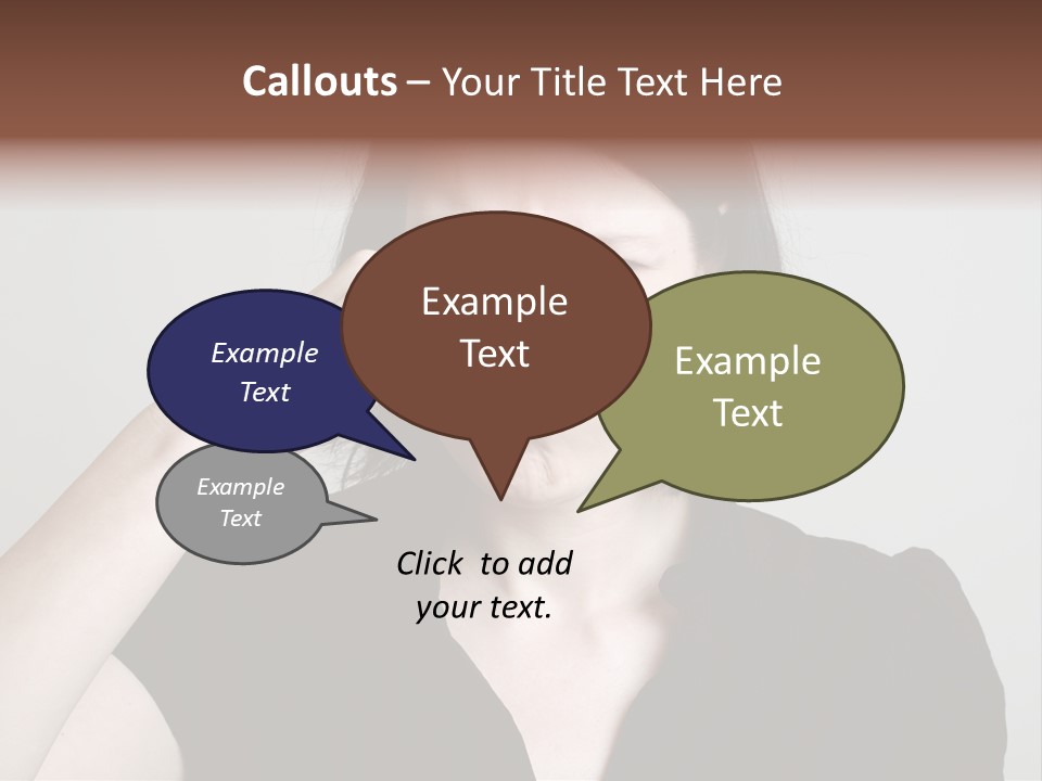 Grey Background Bad Smell Disappointment PowerPoint Template