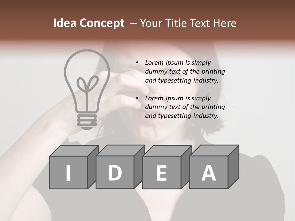 Grey Background Bad Smell Disappointment PowerPoint Template