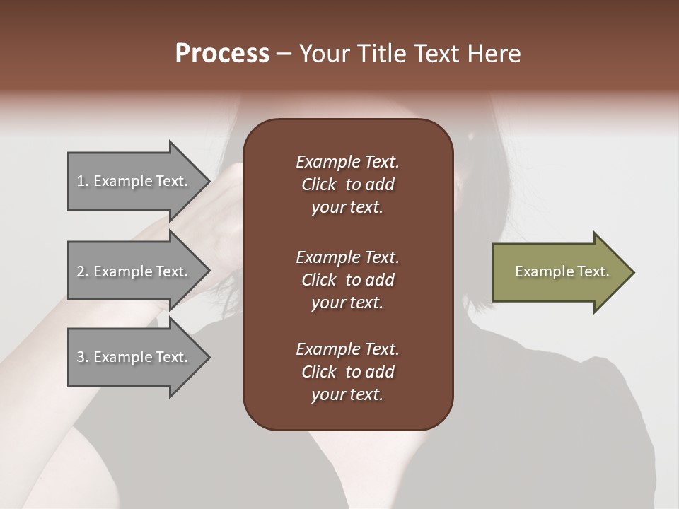 Grey Background Bad Smell Disappointment PowerPoint Template