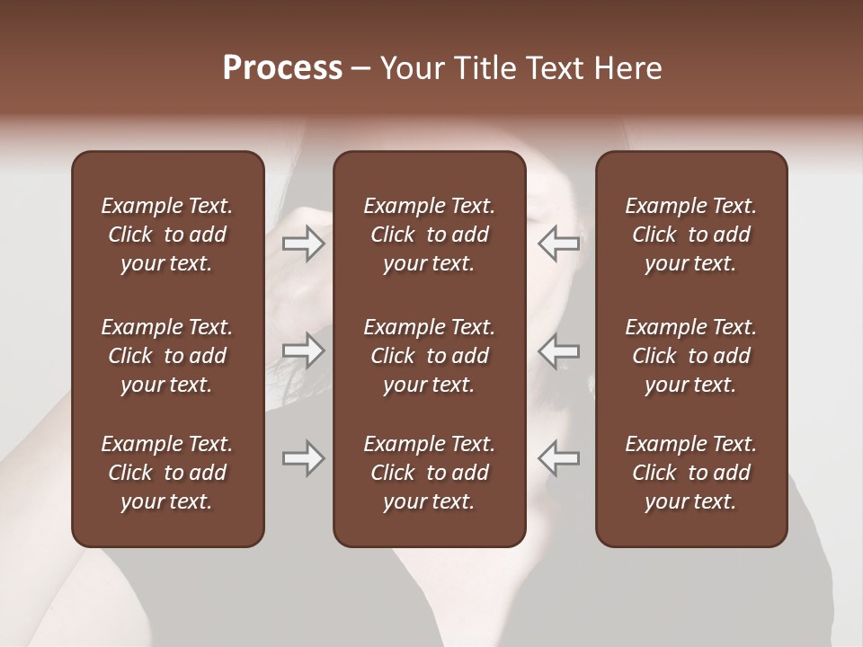 Grey Background Bad Smell Disappointment PowerPoint Template