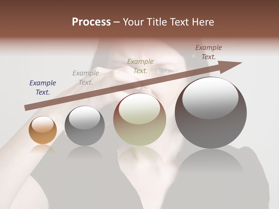 Grey Background Bad Smell Disappointment PowerPoint Template