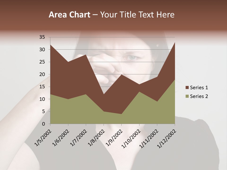 Grey Background Bad Smell Disappointment PowerPoint Template