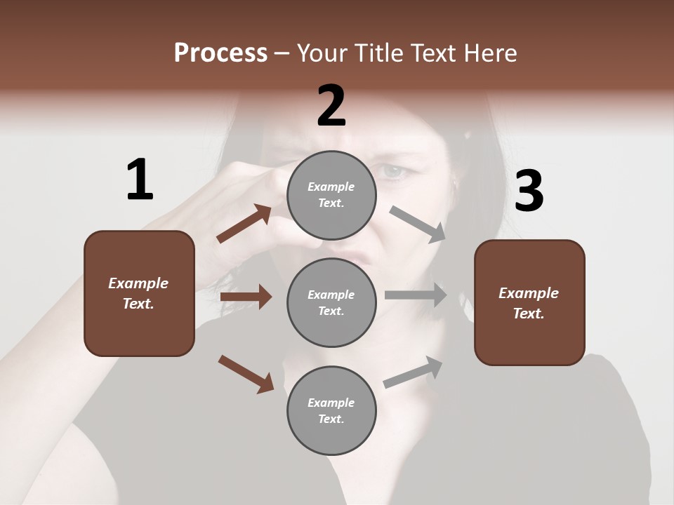 Grey Background Bad Smell Disappointment PowerPoint Template
