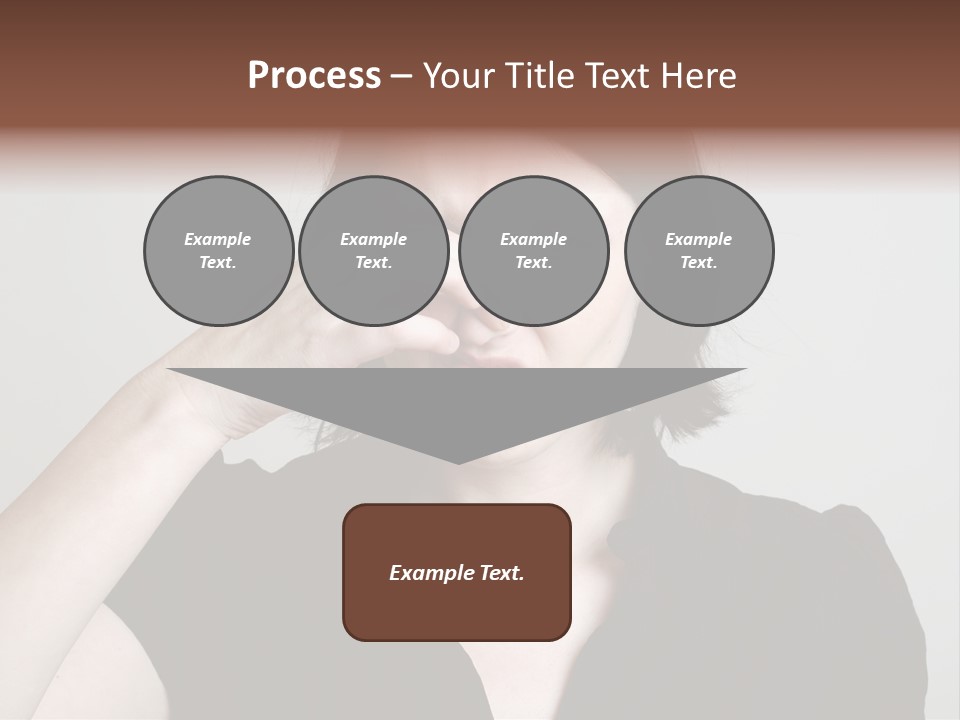 Grey Background Bad Smell Disappointment PowerPoint Template