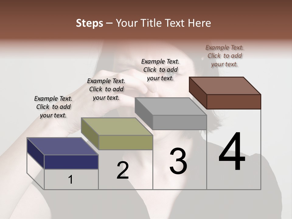 Grey Background Bad Smell Disappointment PowerPoint Template