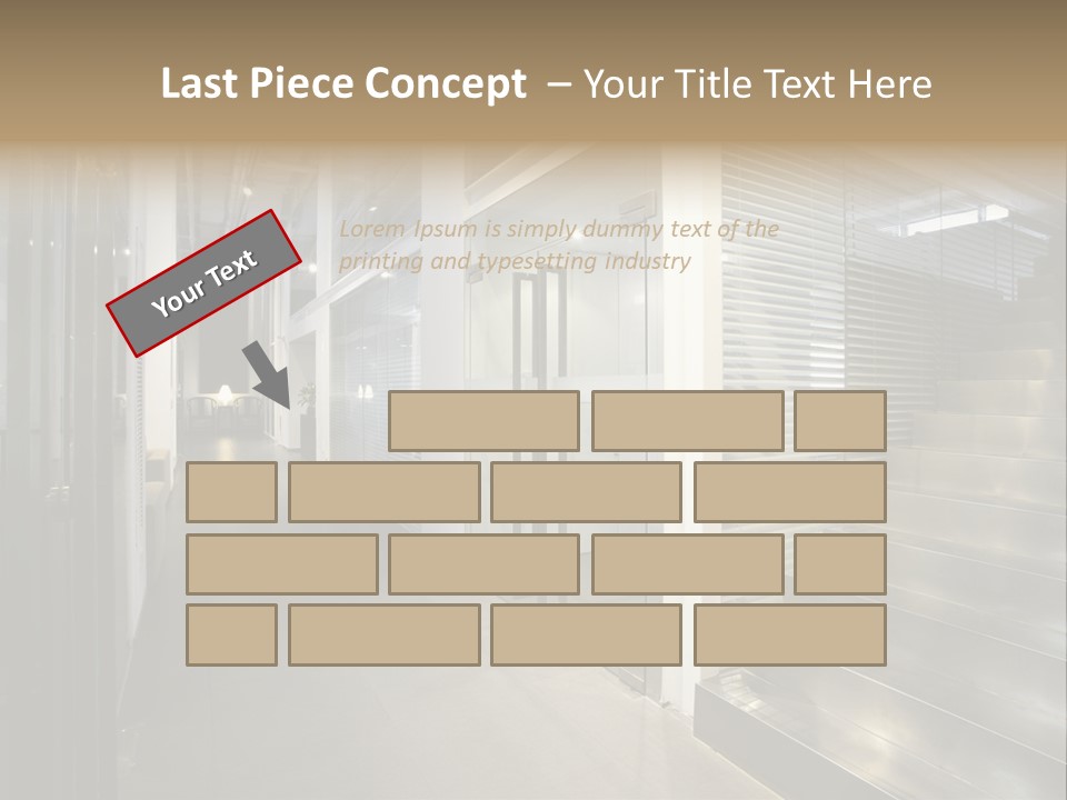 Inside Empty Seat PowerPoint Template