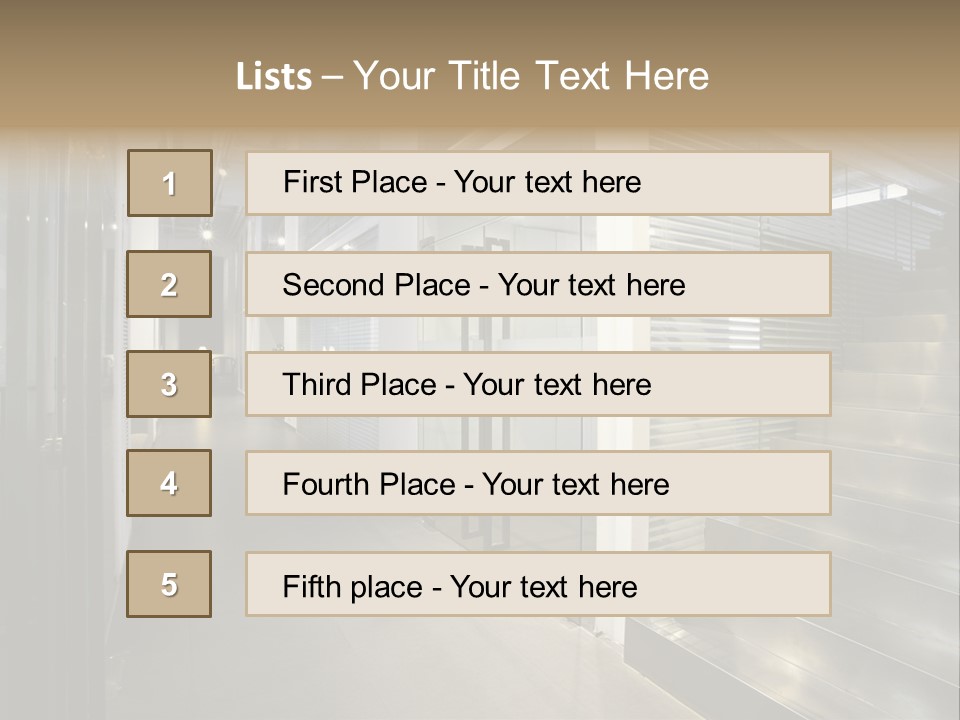 Inside Empty Seat PowerPoint Template