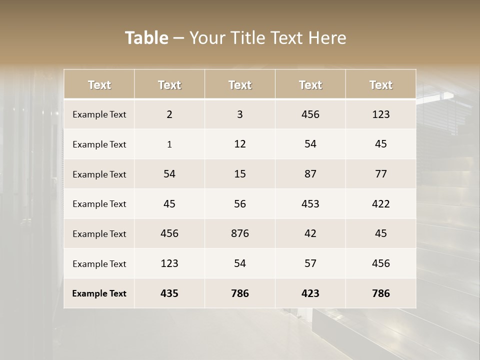 Inside Empty Seat PowerPoint Template
