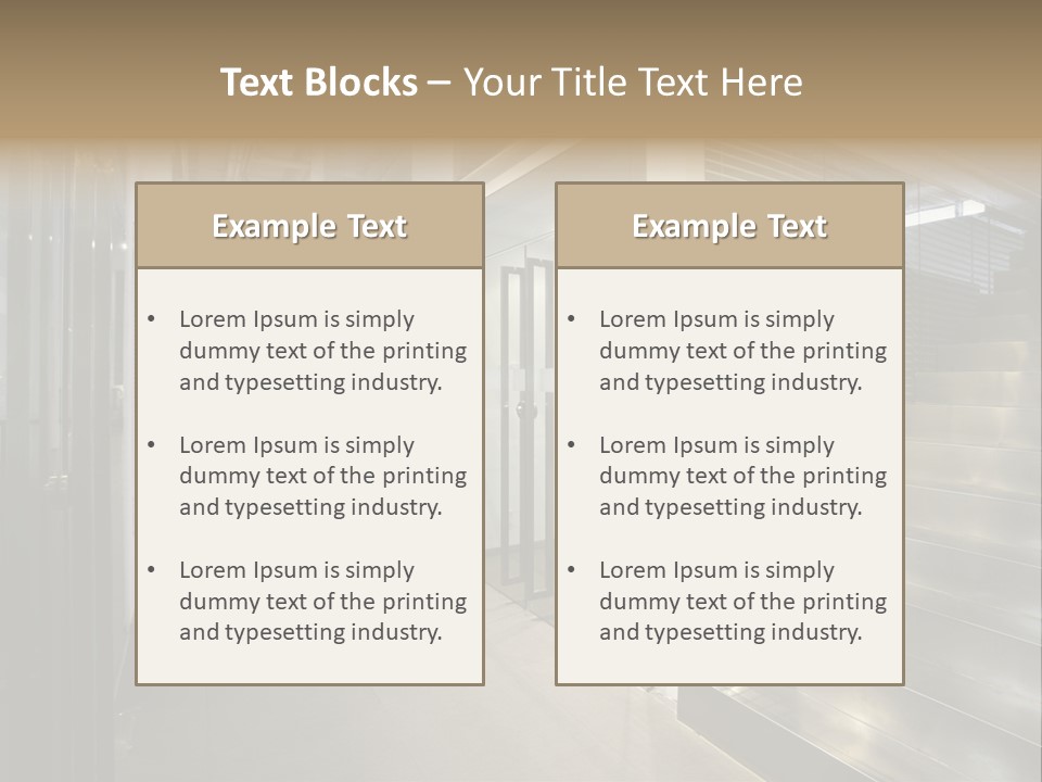 Inside Empty Seat PowerPoint Template