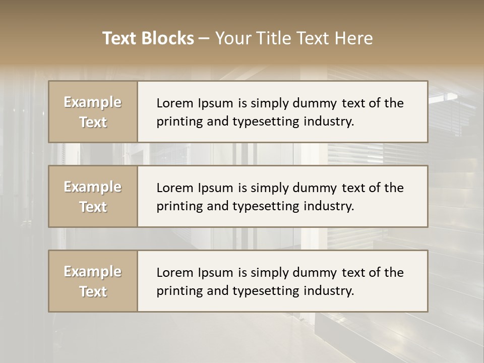 Inside Empty Seat PowerPoint Template