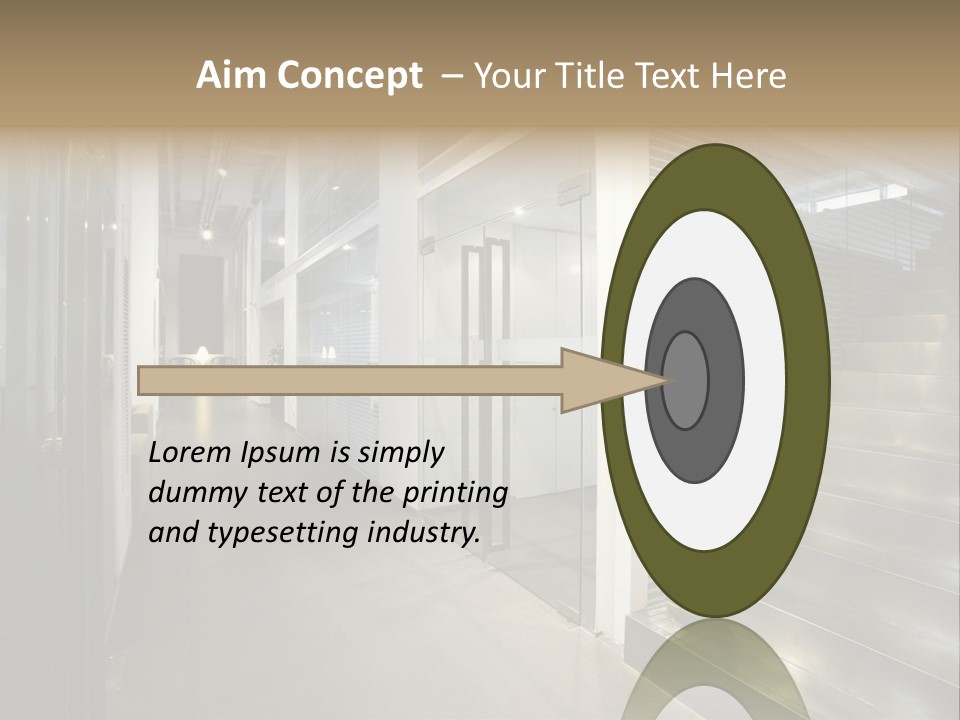 Inside Empty Seat PowerPoint Template