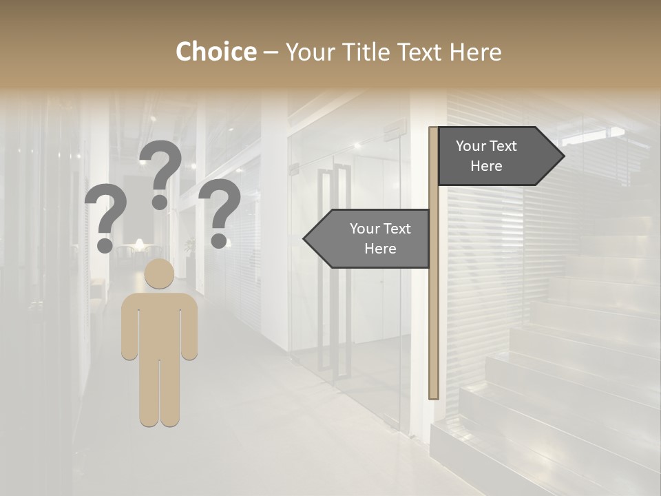 Inside Empty Seat PowerPoint Template