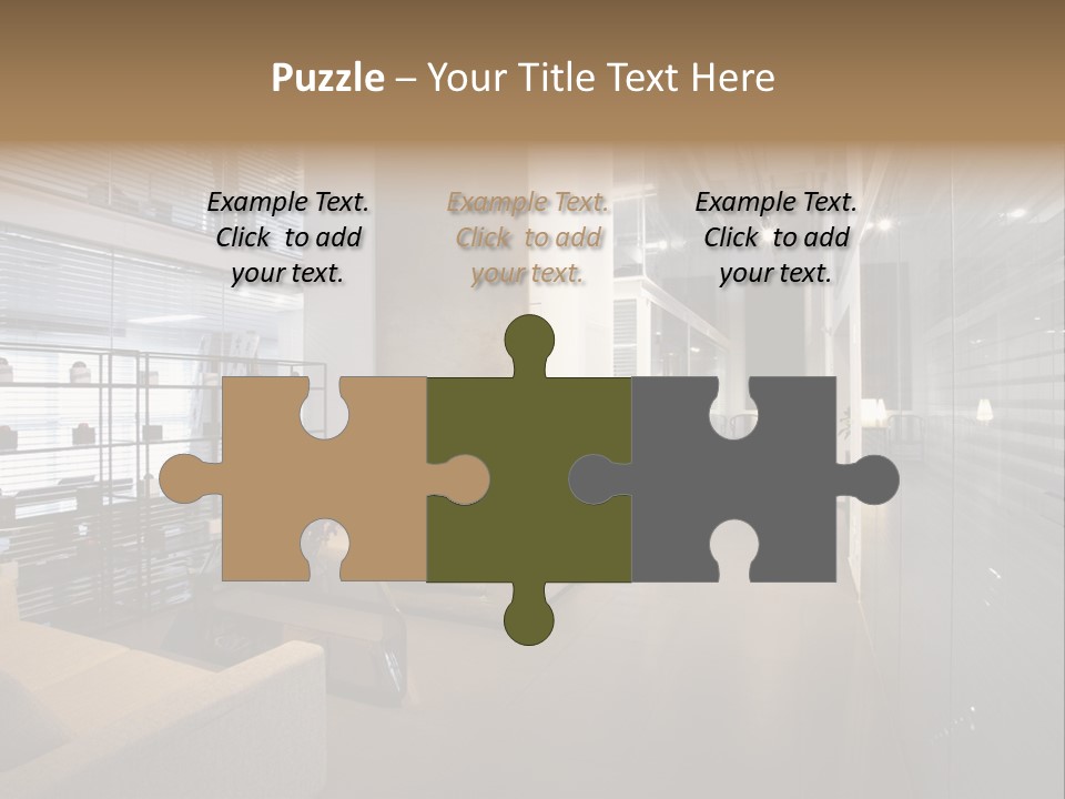 Room Sofa Decor PowerPoint Template