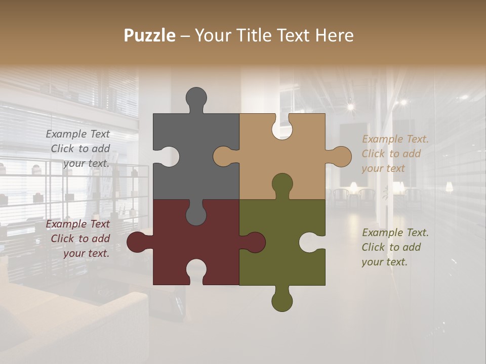 Room Sofa Decor PowerPoint Template