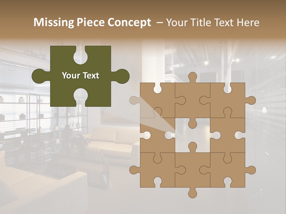 Room Sofa Decor PowerPoint Template