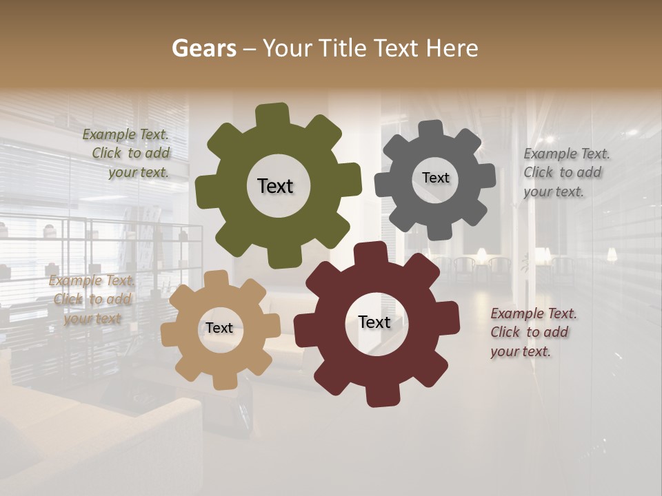 Room Sofa Decor PowerPoint Template