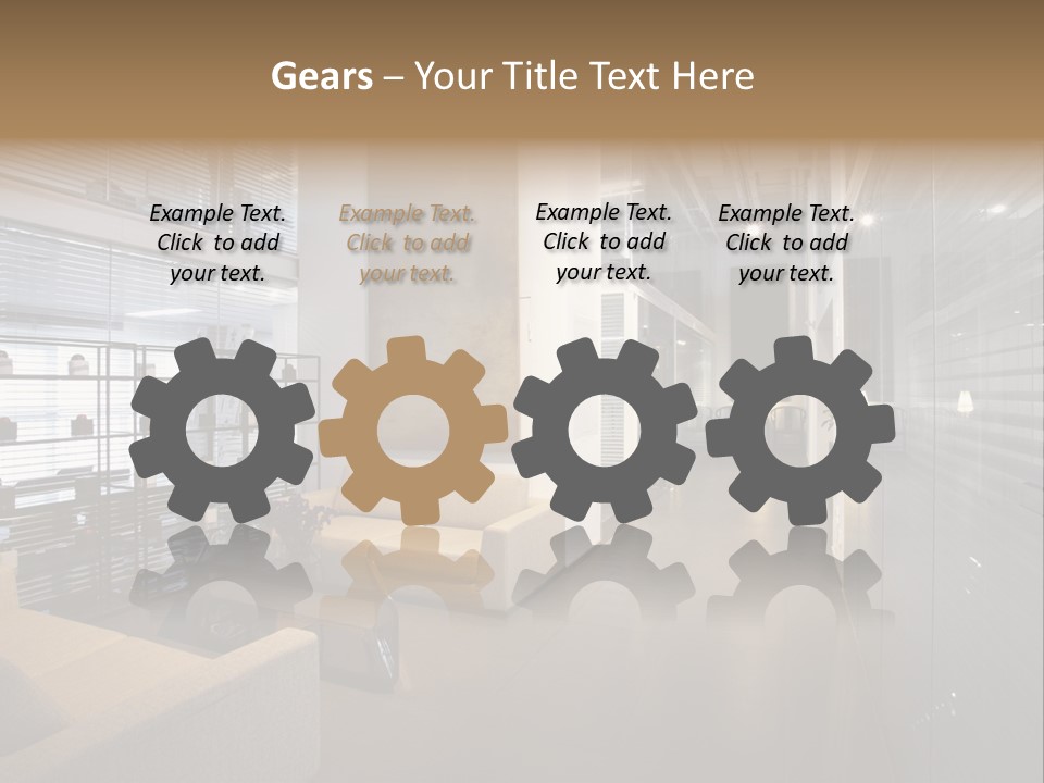 Room Sofa Decor PowerPoint Template