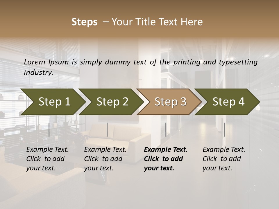 Room Sofa Decor PowerPoint Template