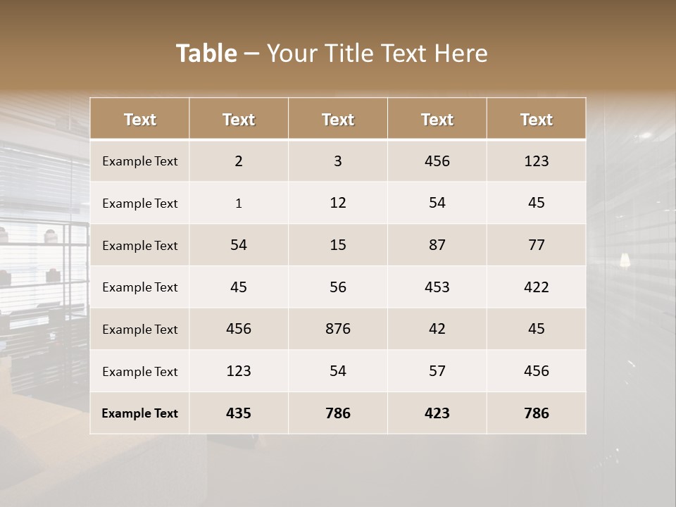 Room Sofa Decor PowerPoint Template