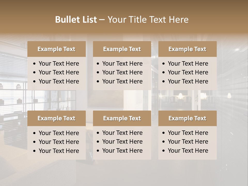 Room Sofa Decor PowerPoint Template