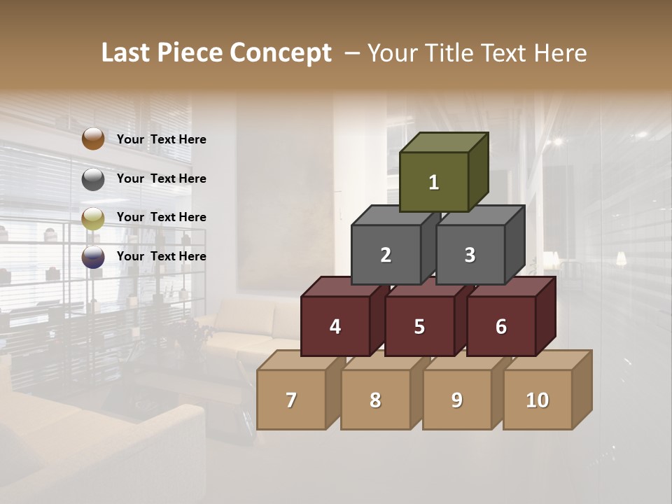 Room Sofa Decor PowerPoint Template