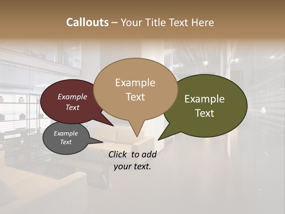 Room Sofa Decor PowerPoint Template